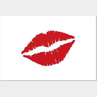 Red Lips Posters and Art